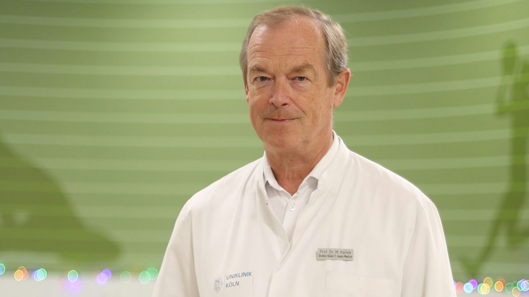 Professor Michael Hallek, Direktor der Klinik I für Innere Medizin und des Centrums für Integrierte Onkologie (CIO) des Universitätsklinikums Köln