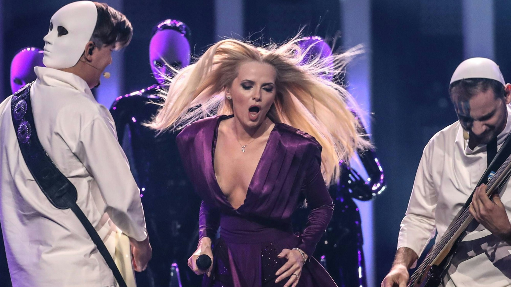 The Humans auf der Bühne.