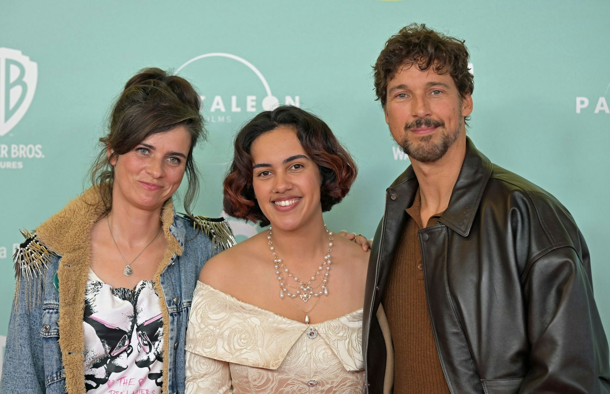Nora Tschirna (l-r), Jerusha Wahlen und Florian David Fitz bei der Weltpremiere.