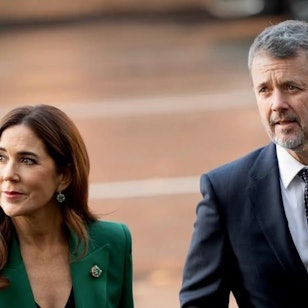 Königin Mary und König Frederik bei ihrem Auftritt in Riga.