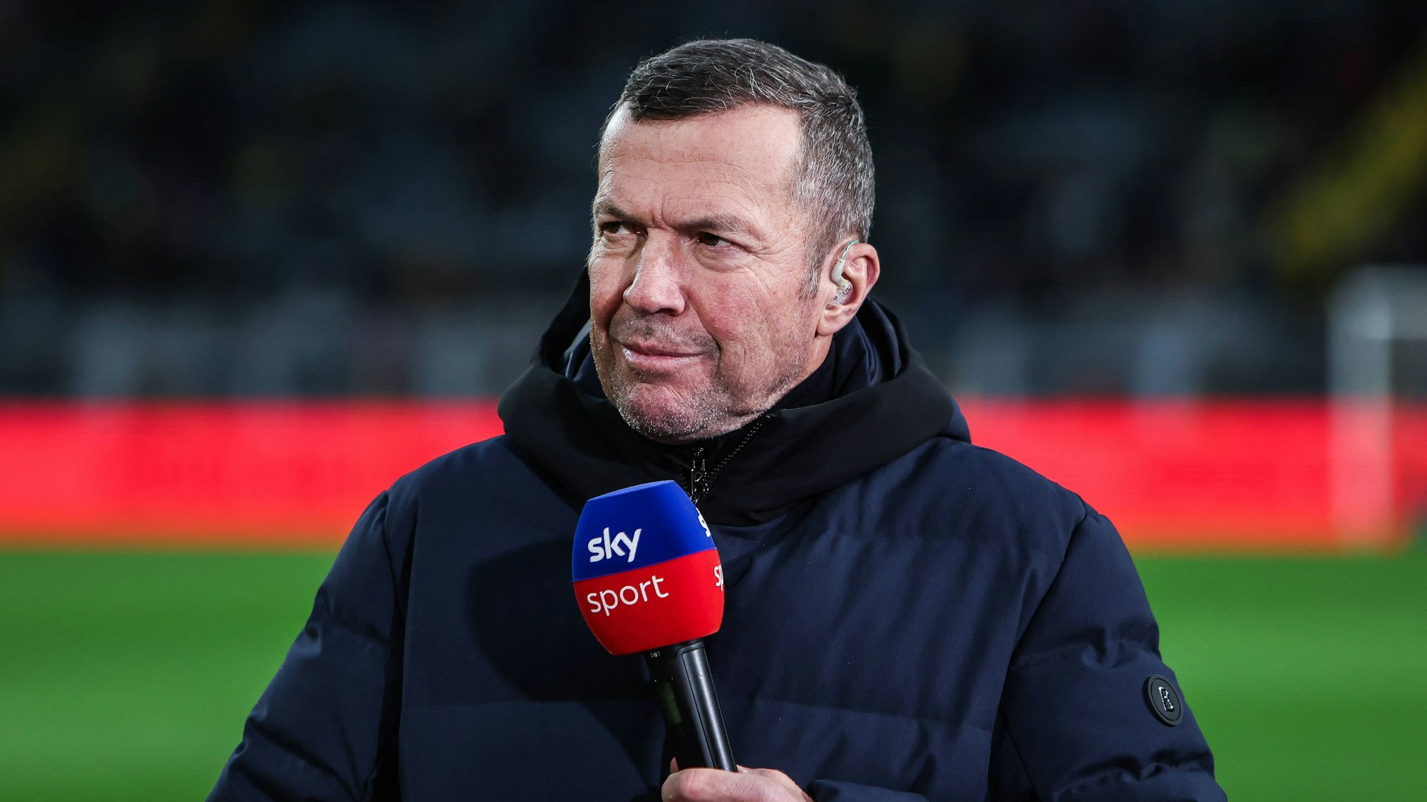 Lothar Matthäus bei einem Auftritt als Sky-Experte bei einem Spiel des 1. FC Köln.