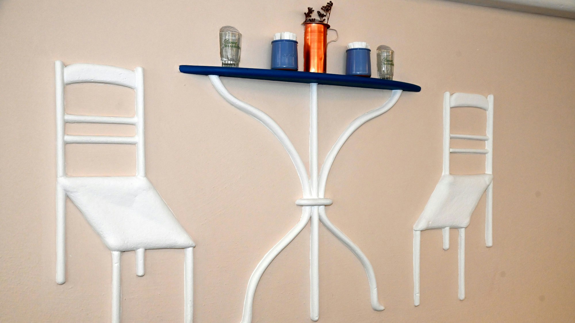 Wanddekoration im „Diogenis“