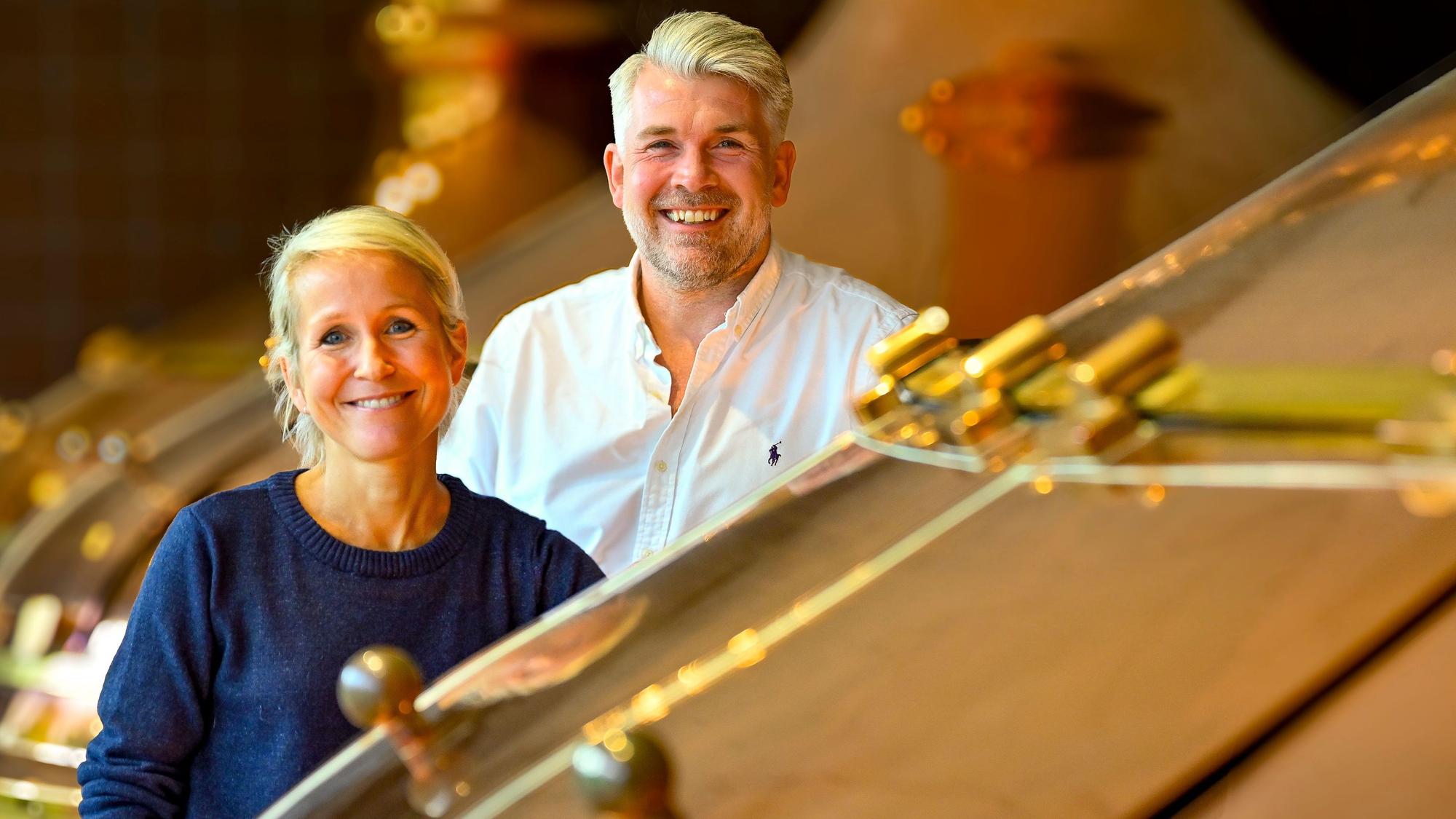 Tina Haas und Sebastian Brack im Porträt.