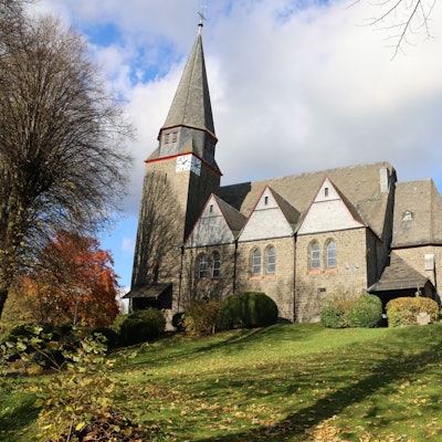 Die evangelische Kirche in Denklingen.