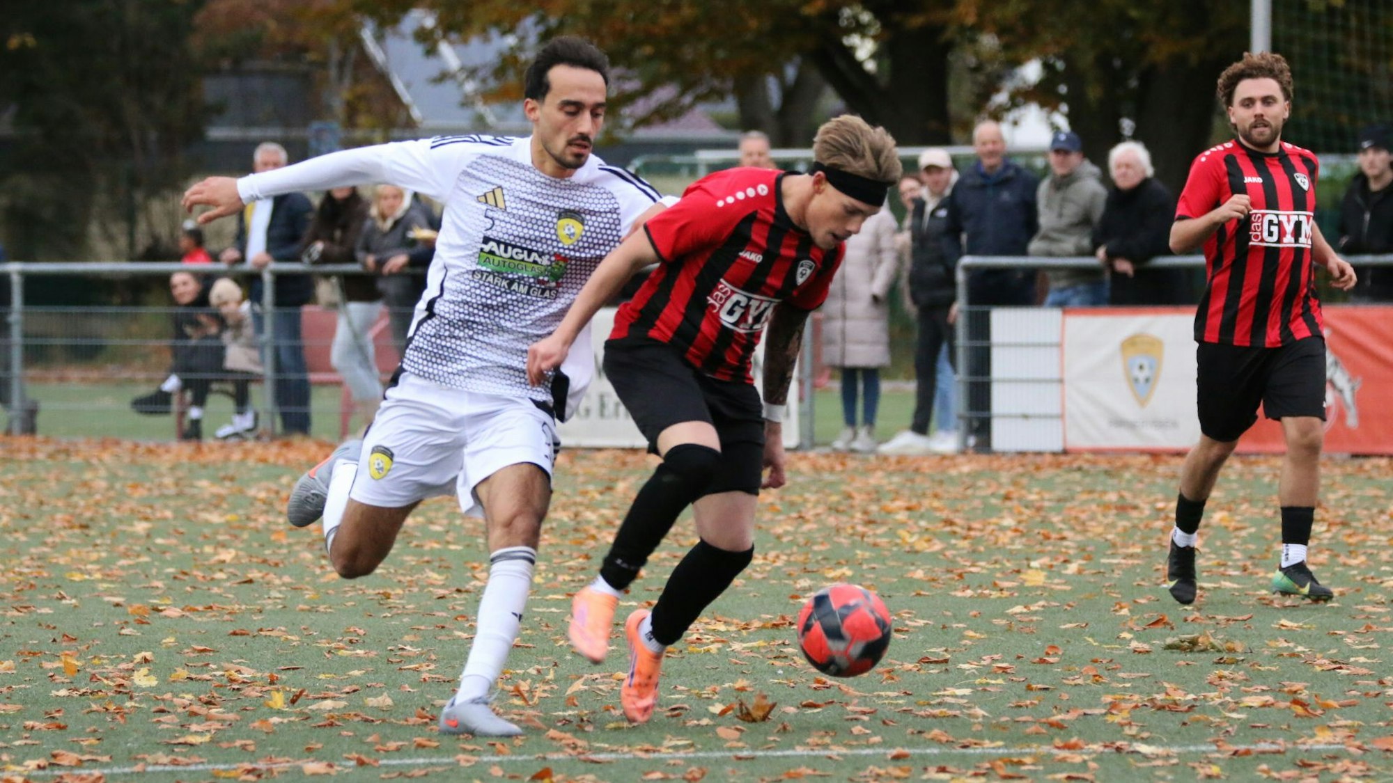 Das Bild zeigt den Zweikampf der Obengenannten.