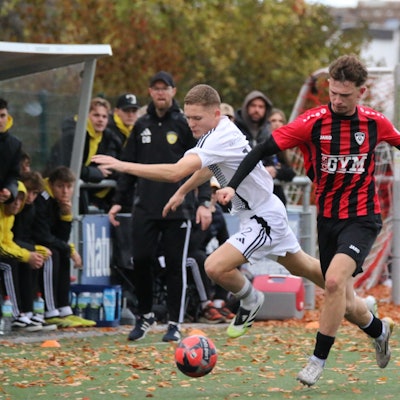 Das Bild zeigt den Zweikampf der Obengenannten.