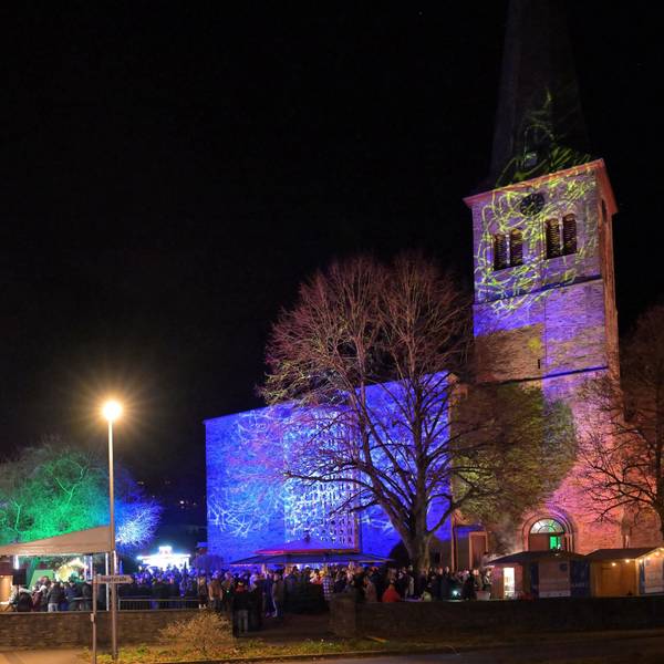 Das Foto zeigt den Weihnachtsmarkt Overath