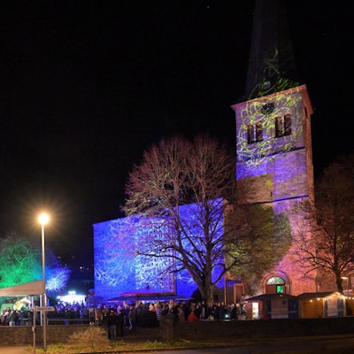 Das Foto zeigt den Weihnachtsmarkt Overath