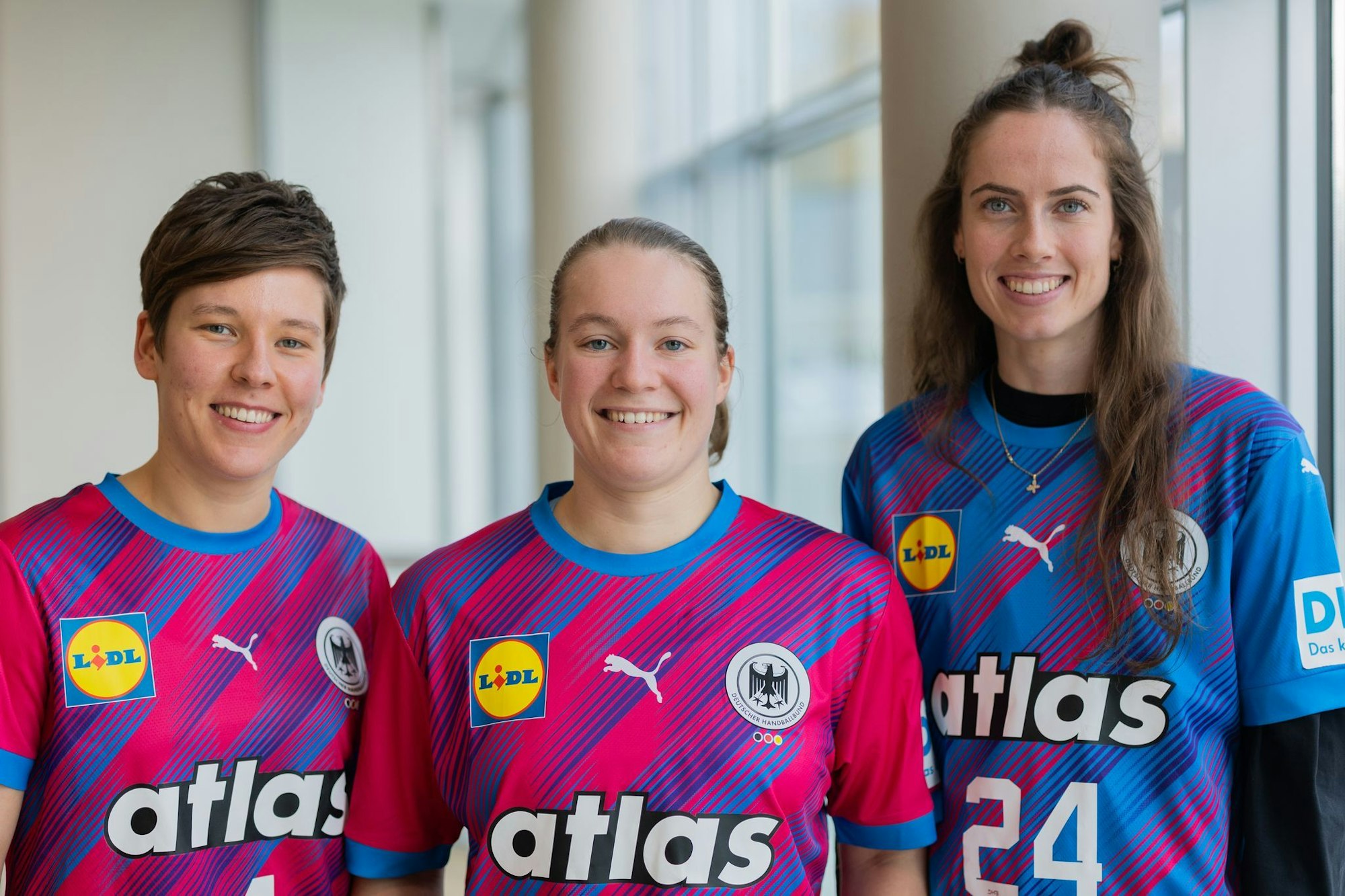 Ex-Kapitänin Alina Grijseels, Lisa Antl und Sarah Wachter hoffen auf die erste Medaille seit 2007.