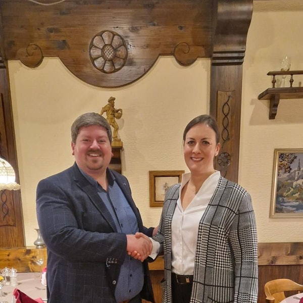 Maurice Winter und Yasmin Koerentz