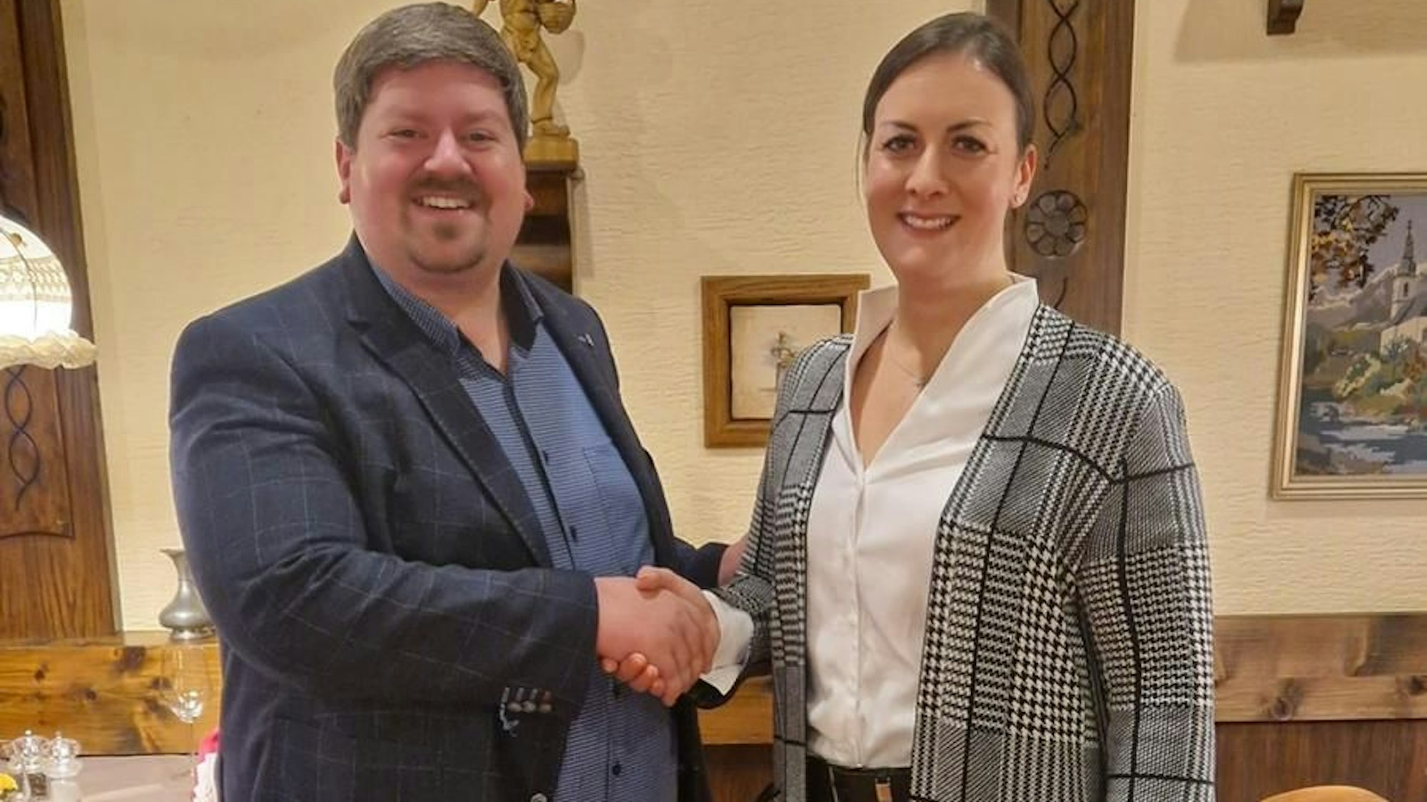 Maurice Winter und Yasmin Koerentz