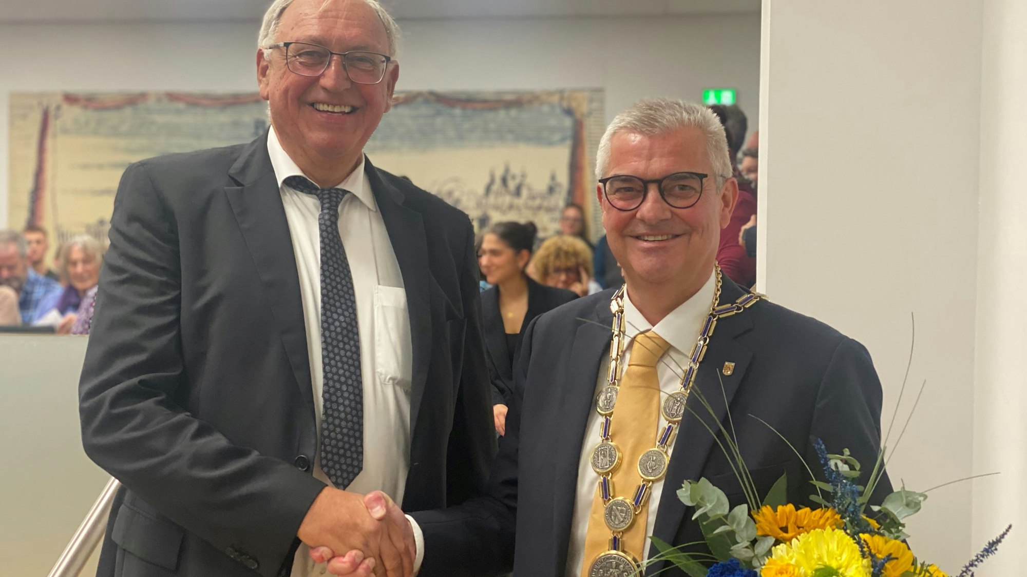 Zu sehen sind Marc Prokop und Jochem Pitz.