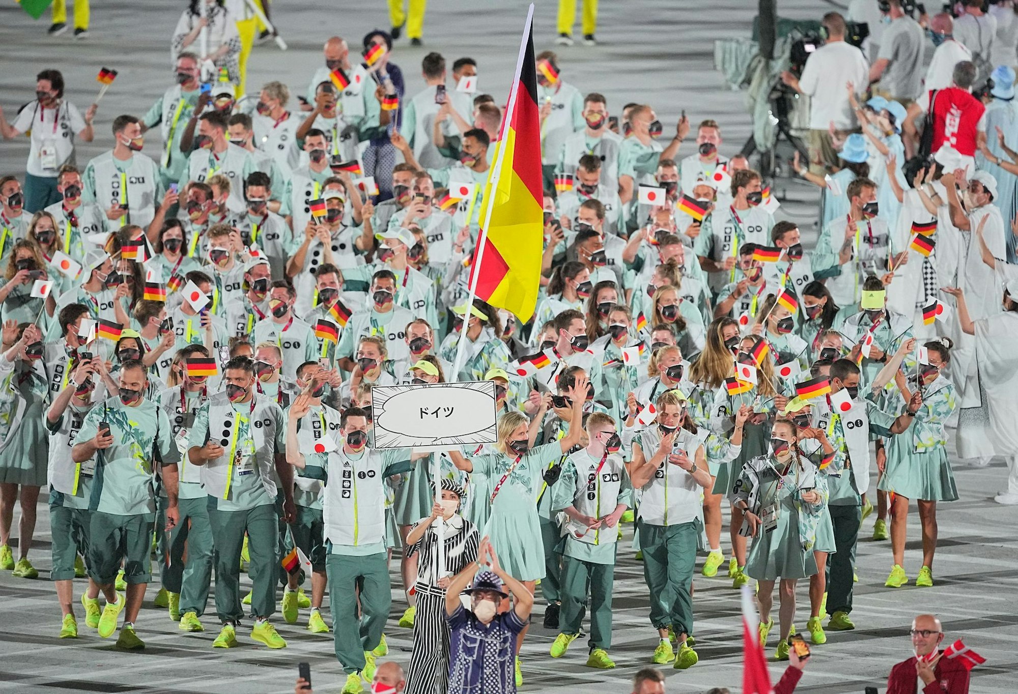 Die Einlaufkleidung hatte in Tokio bei einigen deutschen Sportlern für Kritik gesorgt. (Archivbild)
