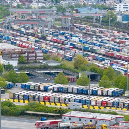 Der Umschlagbahnhof Eifeltor im Kölner Süden (Archivbild). Hier ist es am Dienstag (4. November) zu einem Polizeieinsatz gekommen.