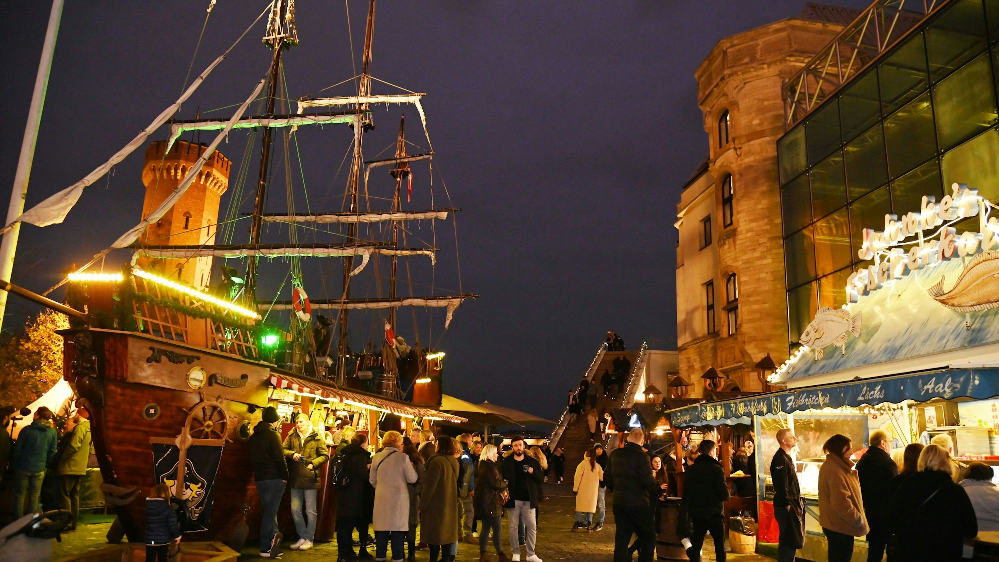 Weihnachtsmarkt am Schokoladenmuseum