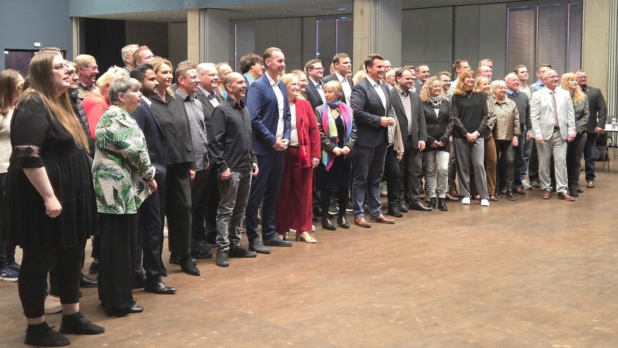 Der Troisdorfer Stadtrat vor seiner konstituierenden Sitzung