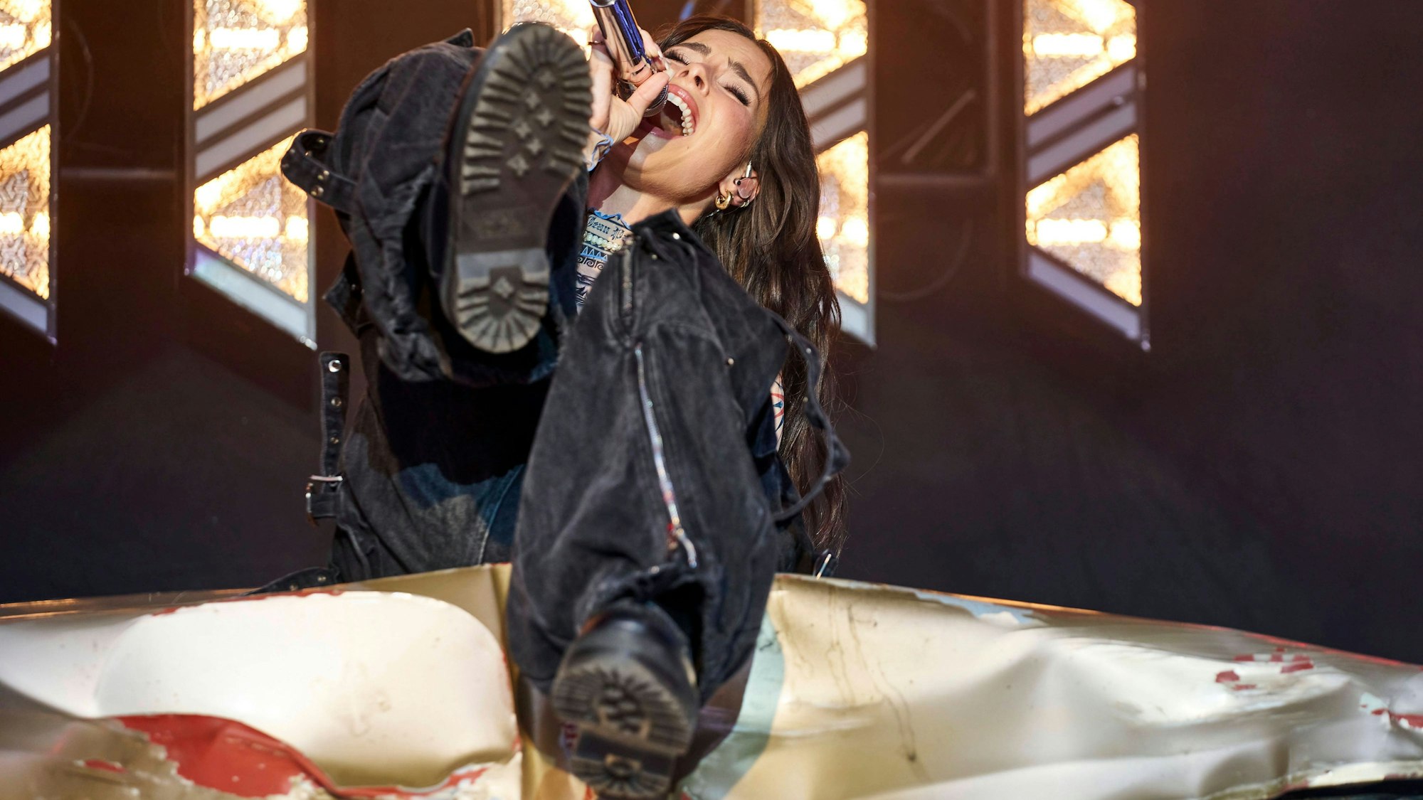 Lena Meyer-Landrut live beim Sommerfestival 2024 in der Autostadt Wolfsburg.