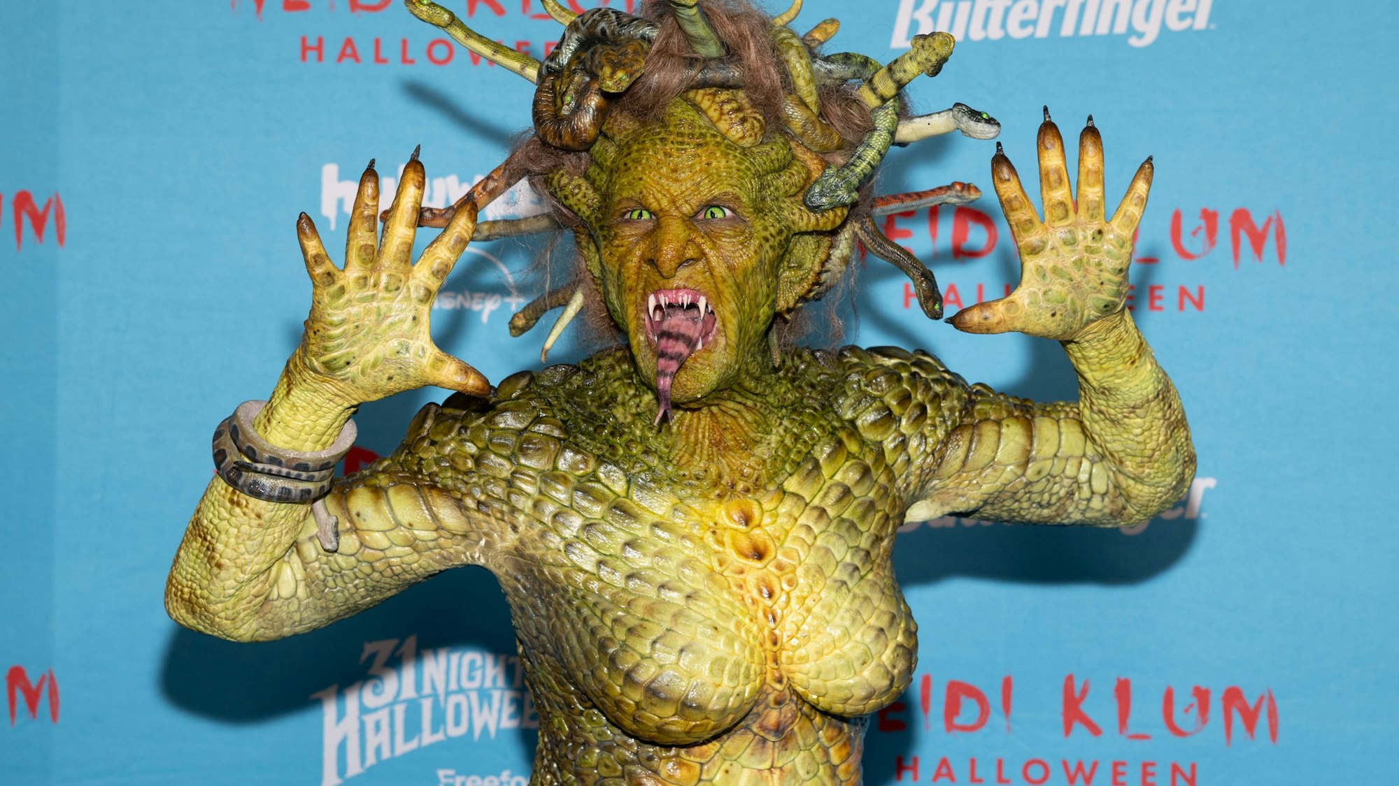 Heidi Klum als Medusa.