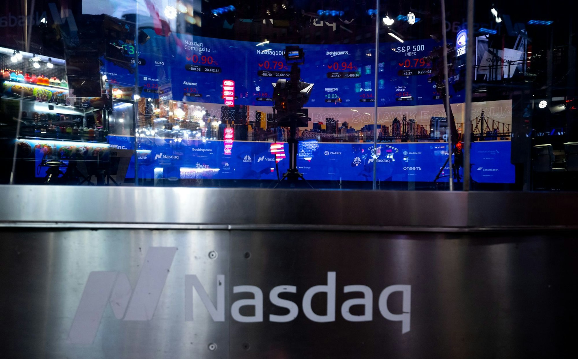 Die Nasdaq mit Sitz in New York gehört zu den wichtigsten Börsenbetreibern weltweit (Archivbild)