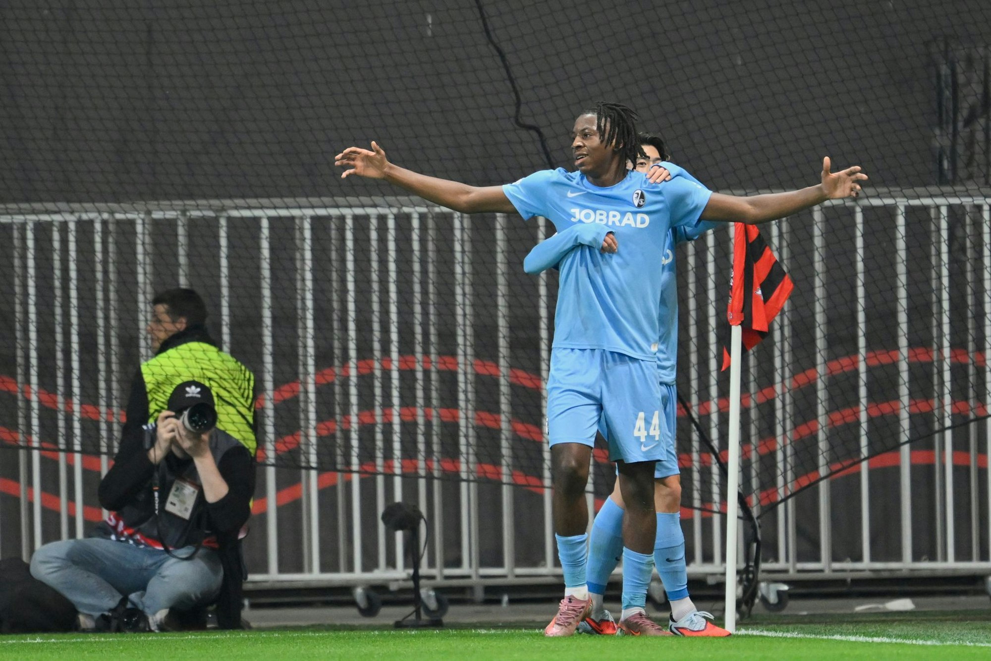 Johan Manzambi erzielte den zwischenzeitlichen Ausgleich für die Freiburger.