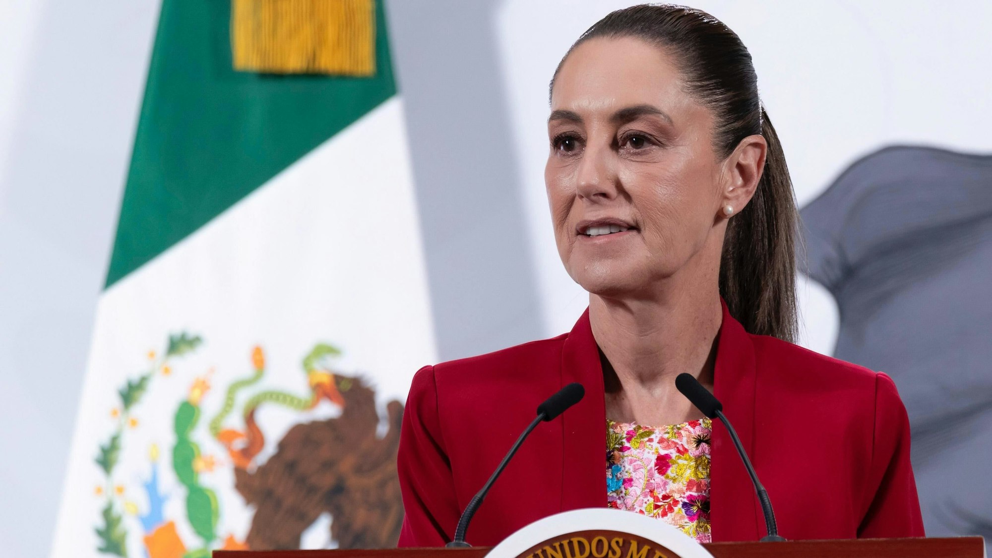 Mexikos Präsidentin Claudia Sheinbaum ist sexuell belästigt worden (Archivbild).