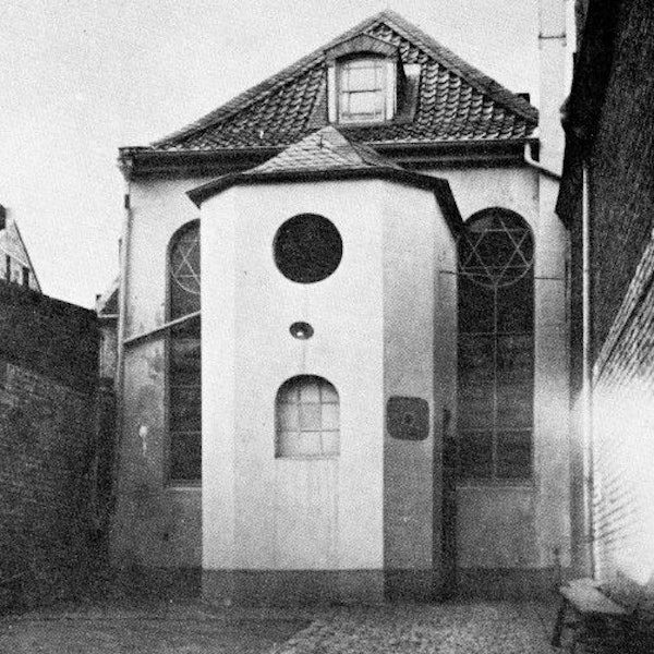 Die Mülheimer Synagoge im Jahr 1910.