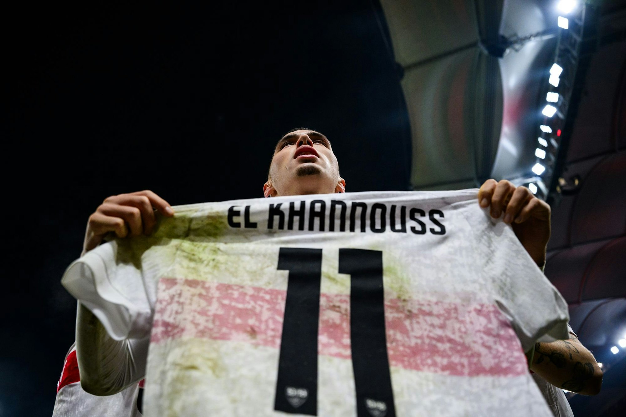 Bilal El Khannouss jubelt nach seinem Tor