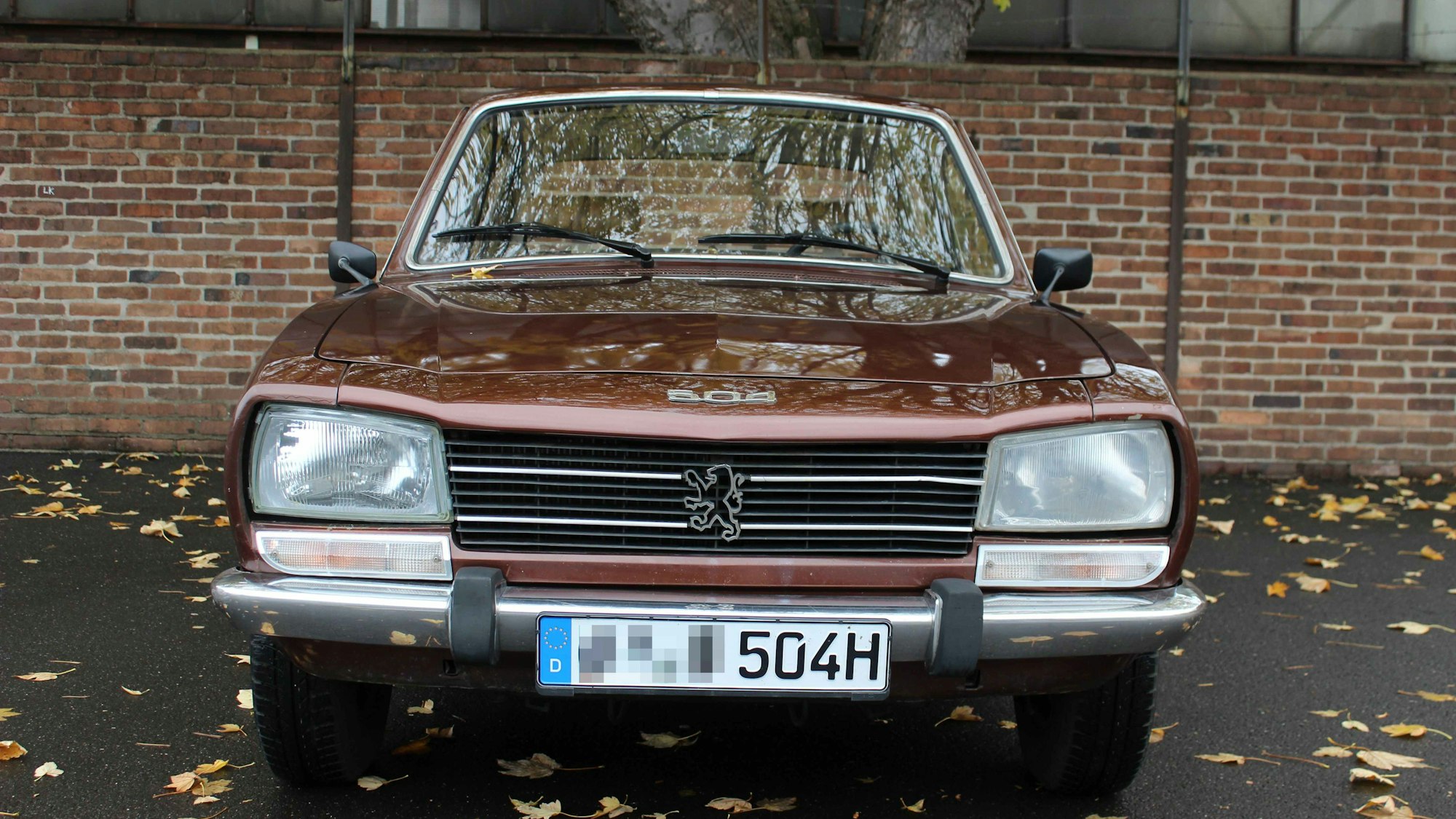 Vor allem in die Scheinwerfer verguckte sich Sascha Spreier, als er den 504 zum ersten Mal zu Gesicht bekam.