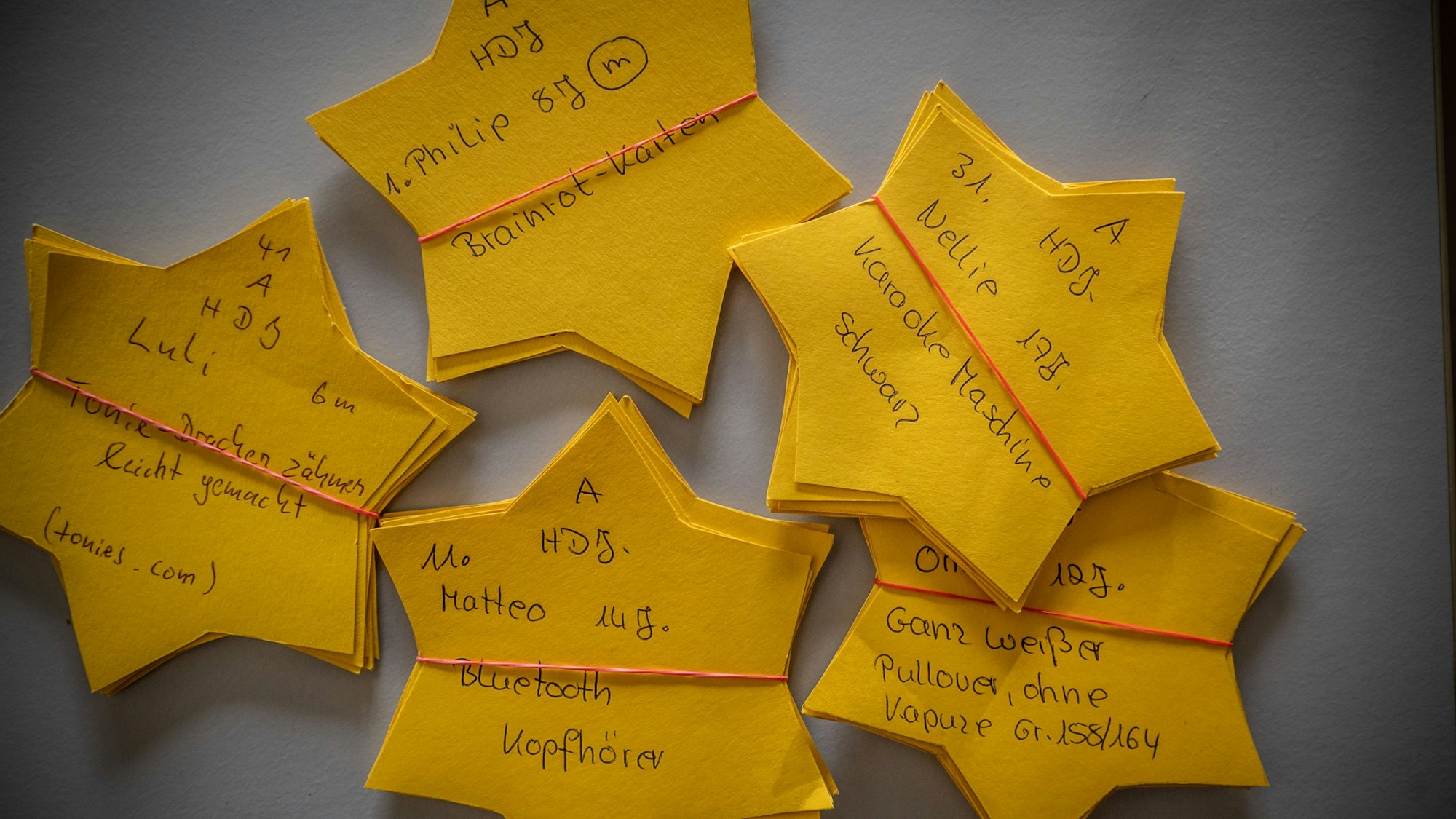 Weihnachts-Sterne Aktion Netzwerk Kinderarmut