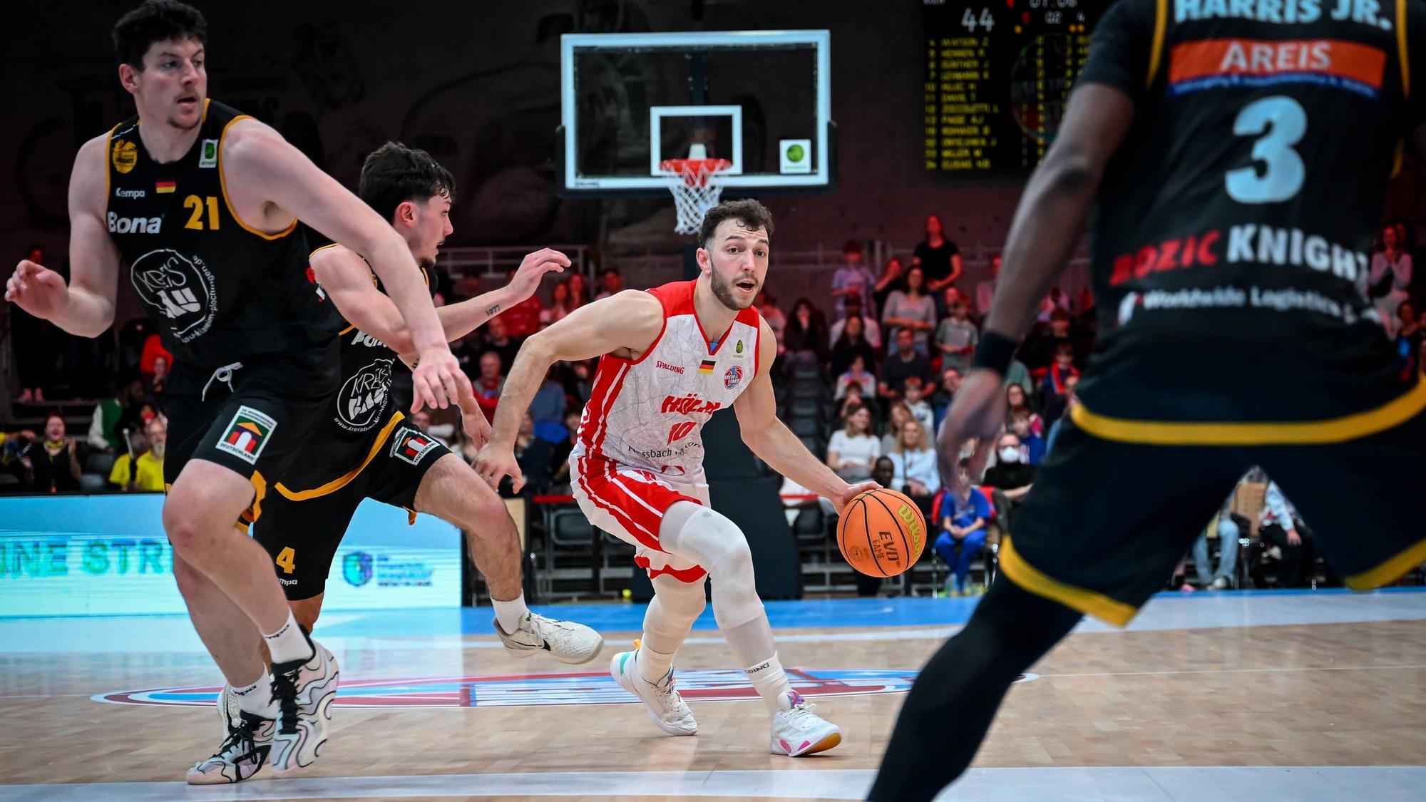 Barmer 2. Basketball Bundesliga ProA: Rheinstars Köln vs. Bozic Estriche Knights Kirchheim, 02.11.2025 Haris Hujic RheinStarsKöln 10, Barmer 2. Basketball Bundesliga ProA: Rheinstars Köln vs. Bozic Estriche Knights Kirchheim am 02.11.2025 in der Motorworld Köln in Koeln Nordrhein-Westfalen *** Barmer 2 Basketball Bundesliga ProA Rheinstars Köln vs Bozic Estriche Knights Kirchheim, 02 11 2025 Haris Hujic RheinStarsKöln 10 , Barmer 2 Basketball Bundesliga ProA Rheinstars Köln vs Bozic Estriche Knights Kirchheim on 02 11 2025 at Motorworld Köln in Cologne North Rhine-Westphalia Copyright: xBEAUTIFULxSPORTS/Mueller-Laschetx