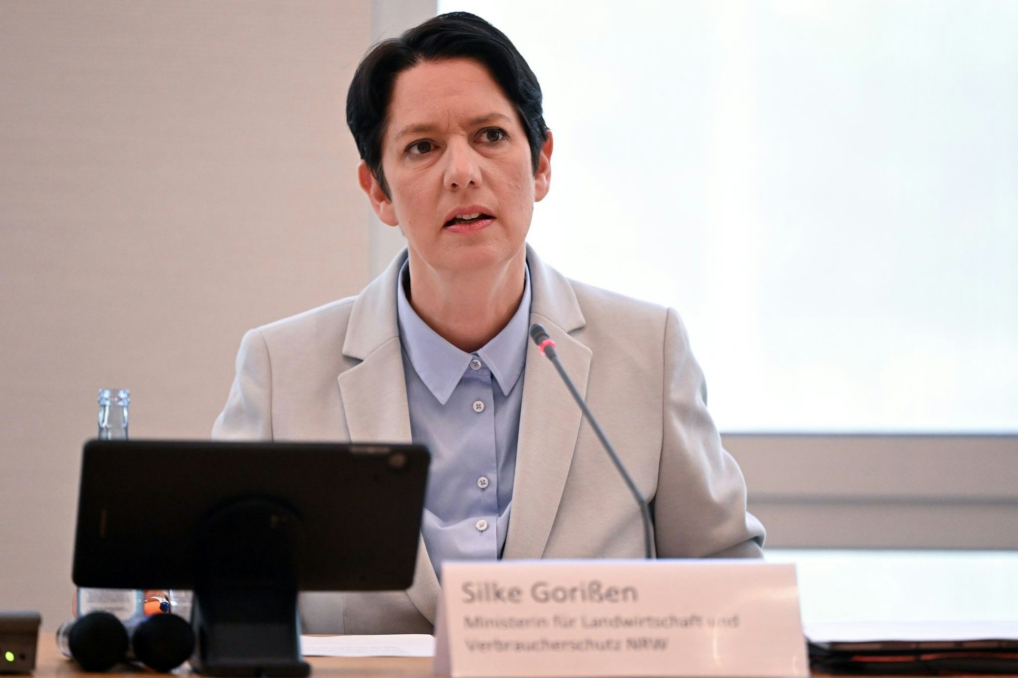 Landwirtschaftsministerin Silke Gorißen (CDU) hat mit zahlreichen Verbänden einen Maßnahmenkatalog im Kampf gegen die Ausbreitung der Vogelgrippe unterzeichnet. (Archivfoto)