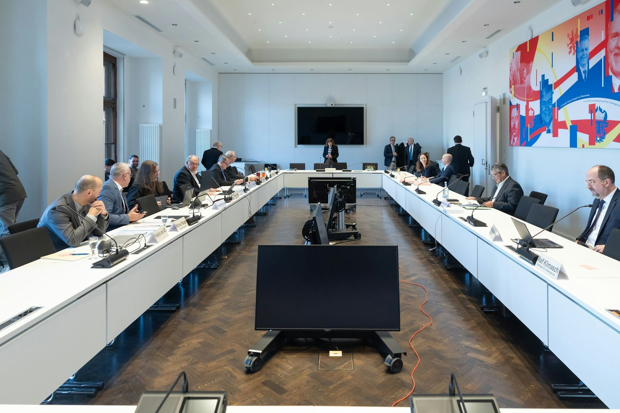 Der Untersuchungsausschusses zur Stiftung Klima- und Umweltschutz MV tagte im Schweriner Landtag.