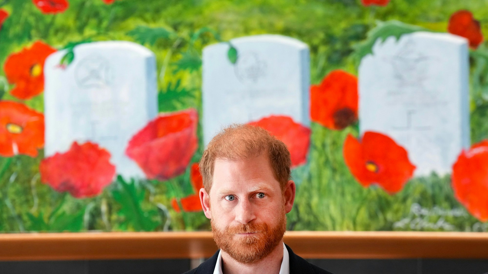 Prinz Harry bei seinem Termin in Toronto.