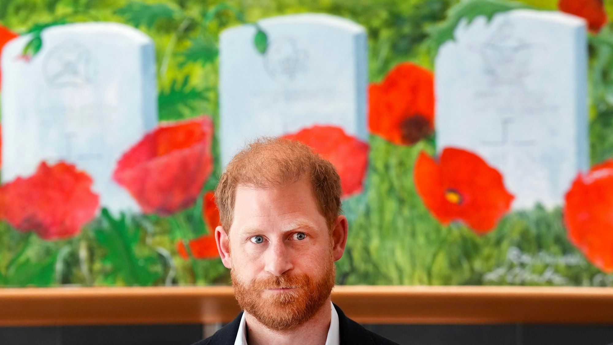 Prinz Harry bei einem Termin im November 2025 mit einigen der ältesten Veteranen Kanadas in Toronto.