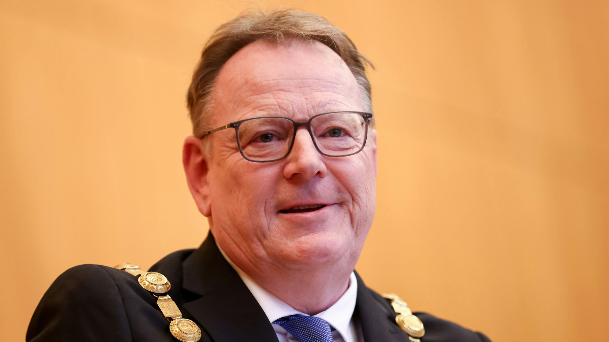 Kölns neuer Oberbürgermeister Torsten Burmester (SPD) bei seiner ersten Rede im Stadtrat.