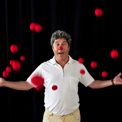 Giora Seeliger von den Roten Nasen.