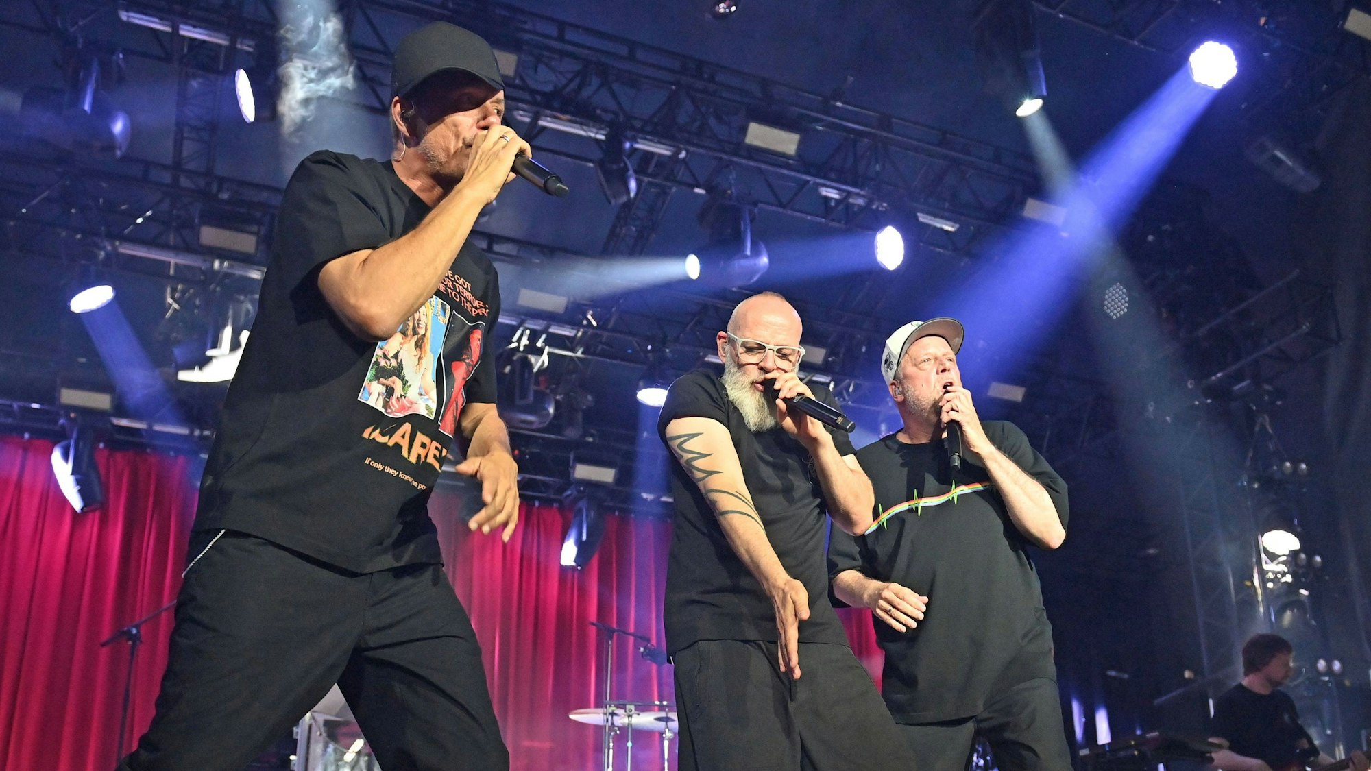 Die Fantastischen Vier auf der Bühne.