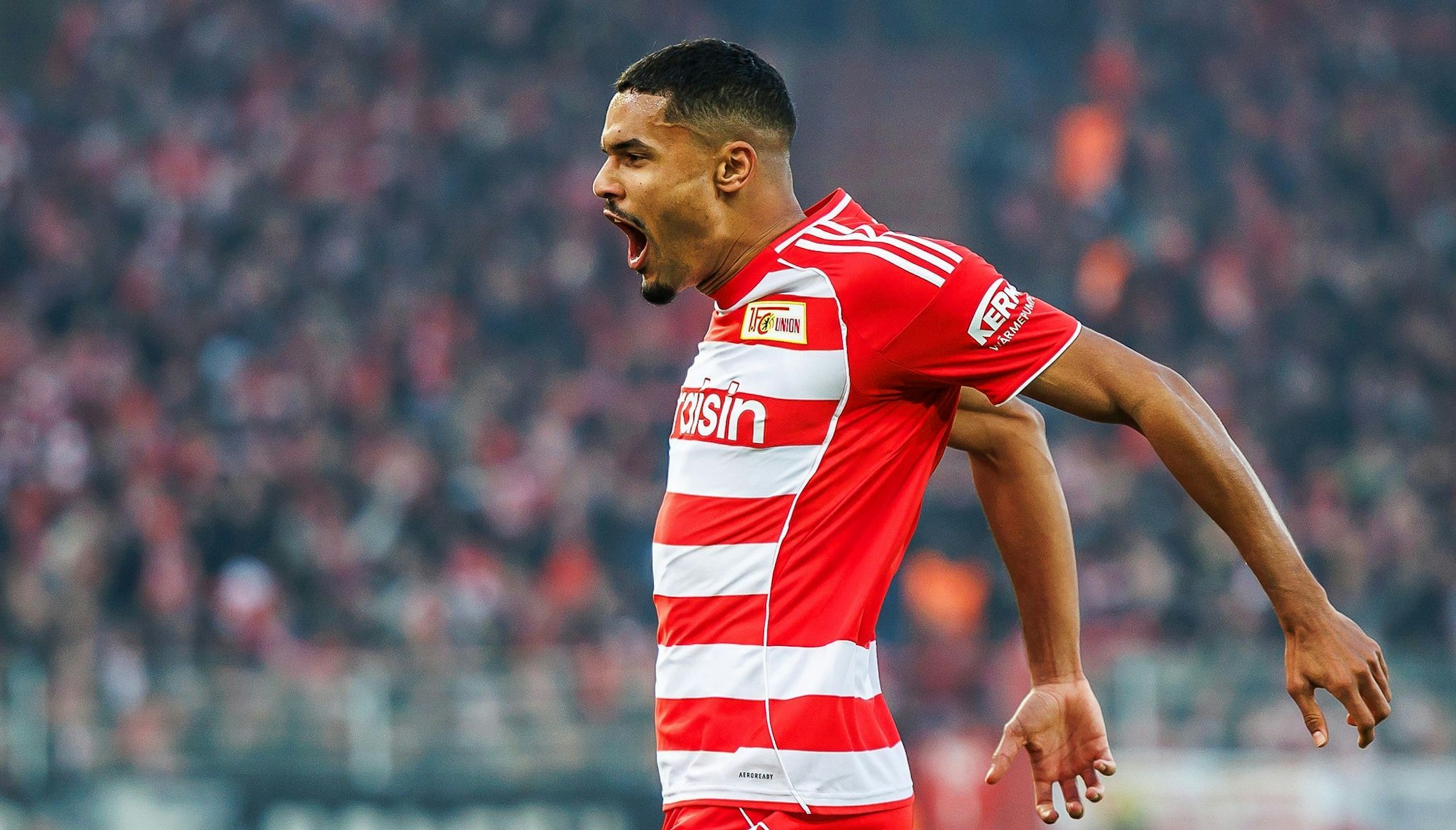 Wenn die Stimmung in der Försterei explodiert: Erst recht bei Toren wie von Danilho Doekhi gegen die Bayern.