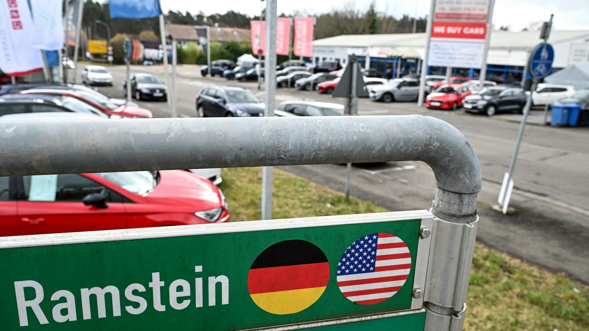 Das Bild zeigt die US-Airbase in Ramstein, Rheinland-Pfalz. Foto: Kirill Kudryavtsev