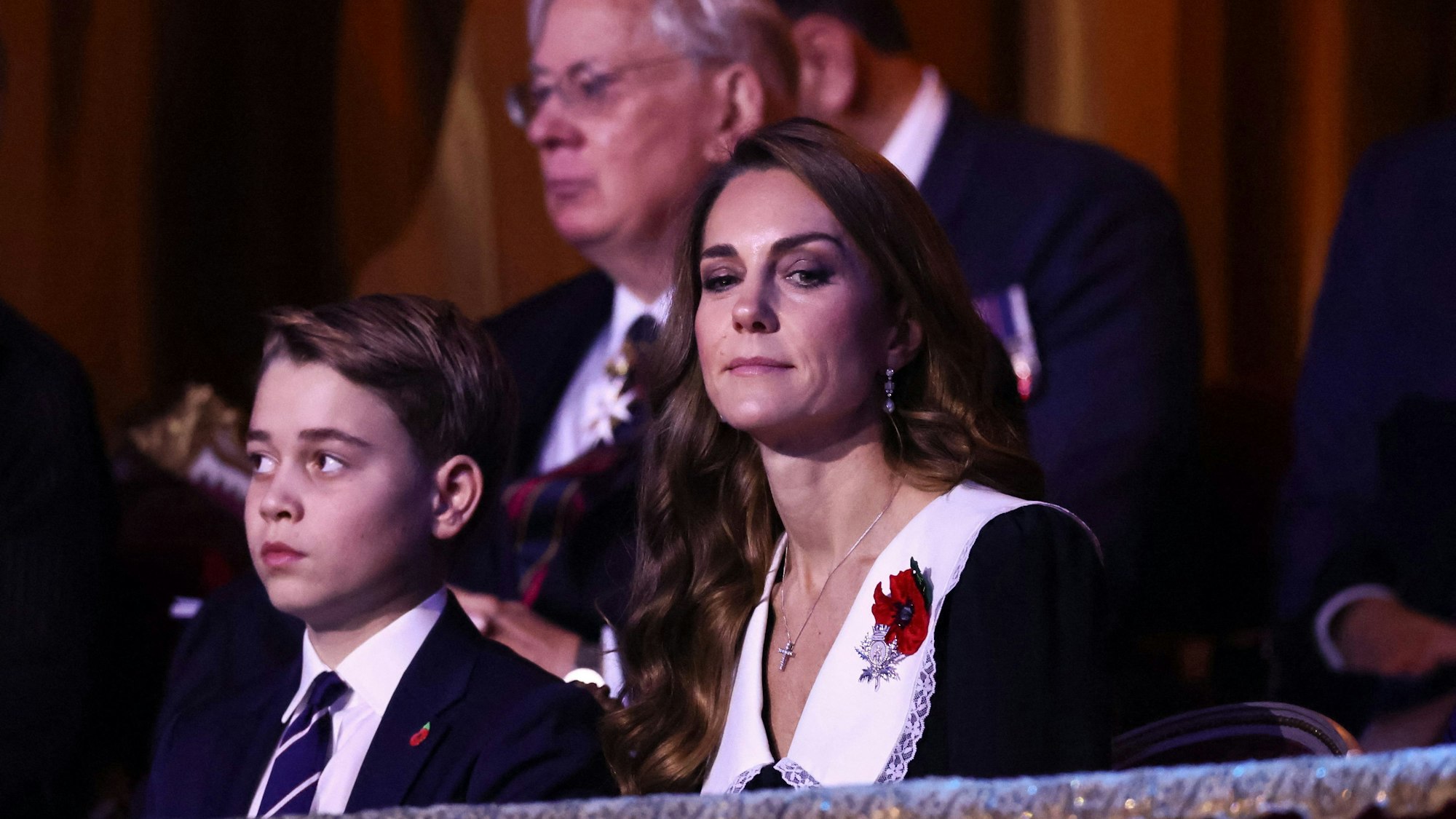 Prinzessin Kate und Prinz George bei der Gedenk-Gala in der Royal Albert Hall.