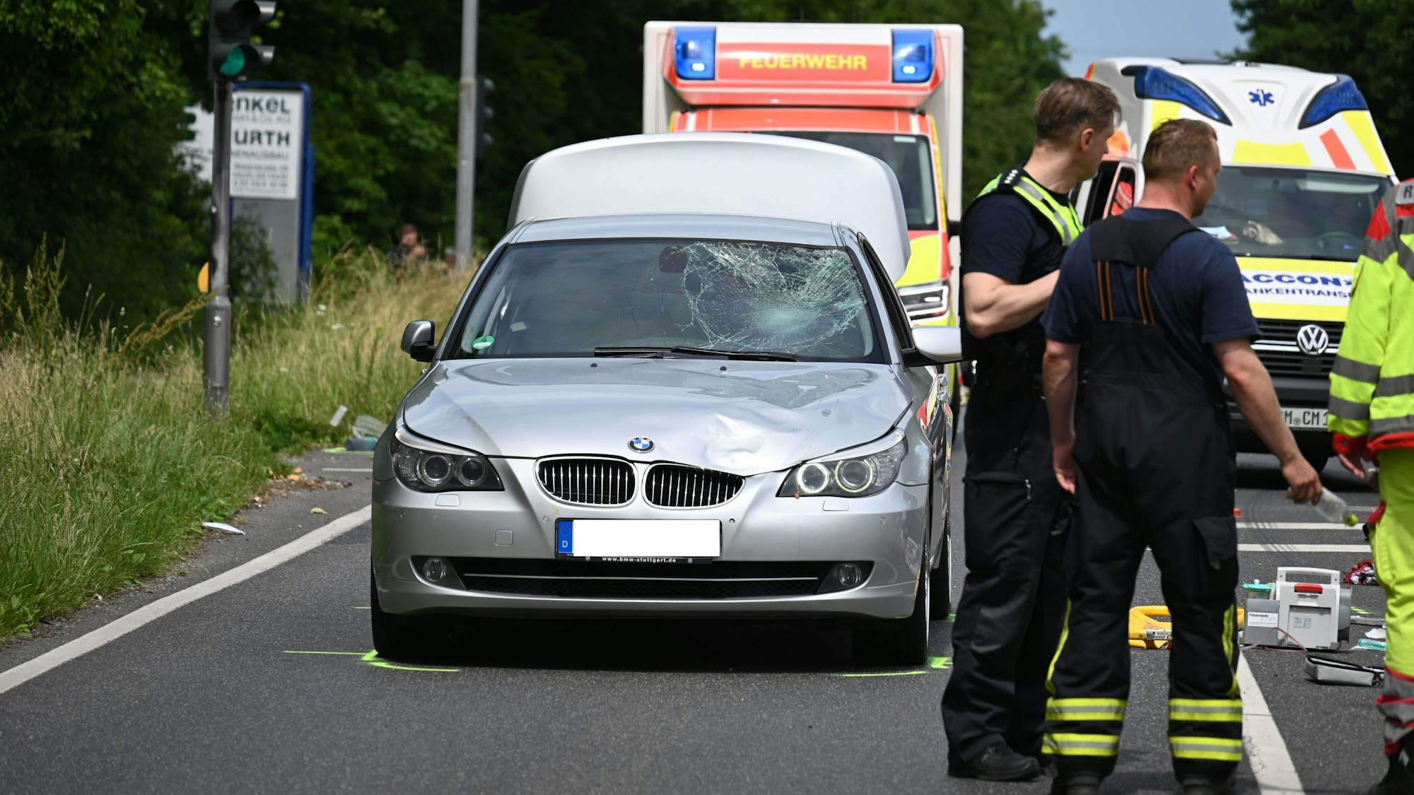 In Hürth war Anfang Juni ein Pkw an der Ampel in eine Gruppe Kinder und deren Betreuer gefahren.