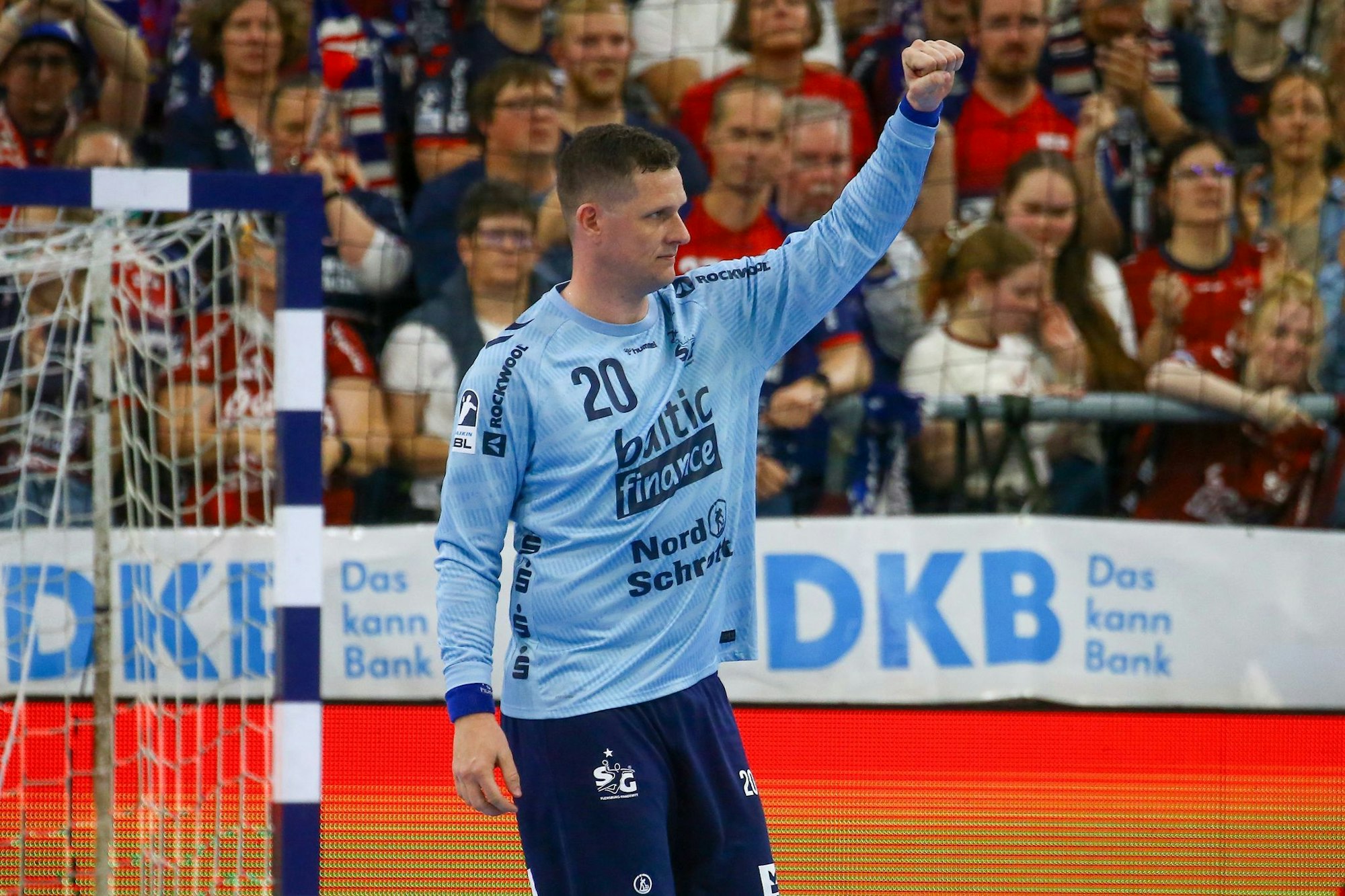 Flensburgs Torwart Kevin Möller machte ein starkes Spiel. (Archivbild)