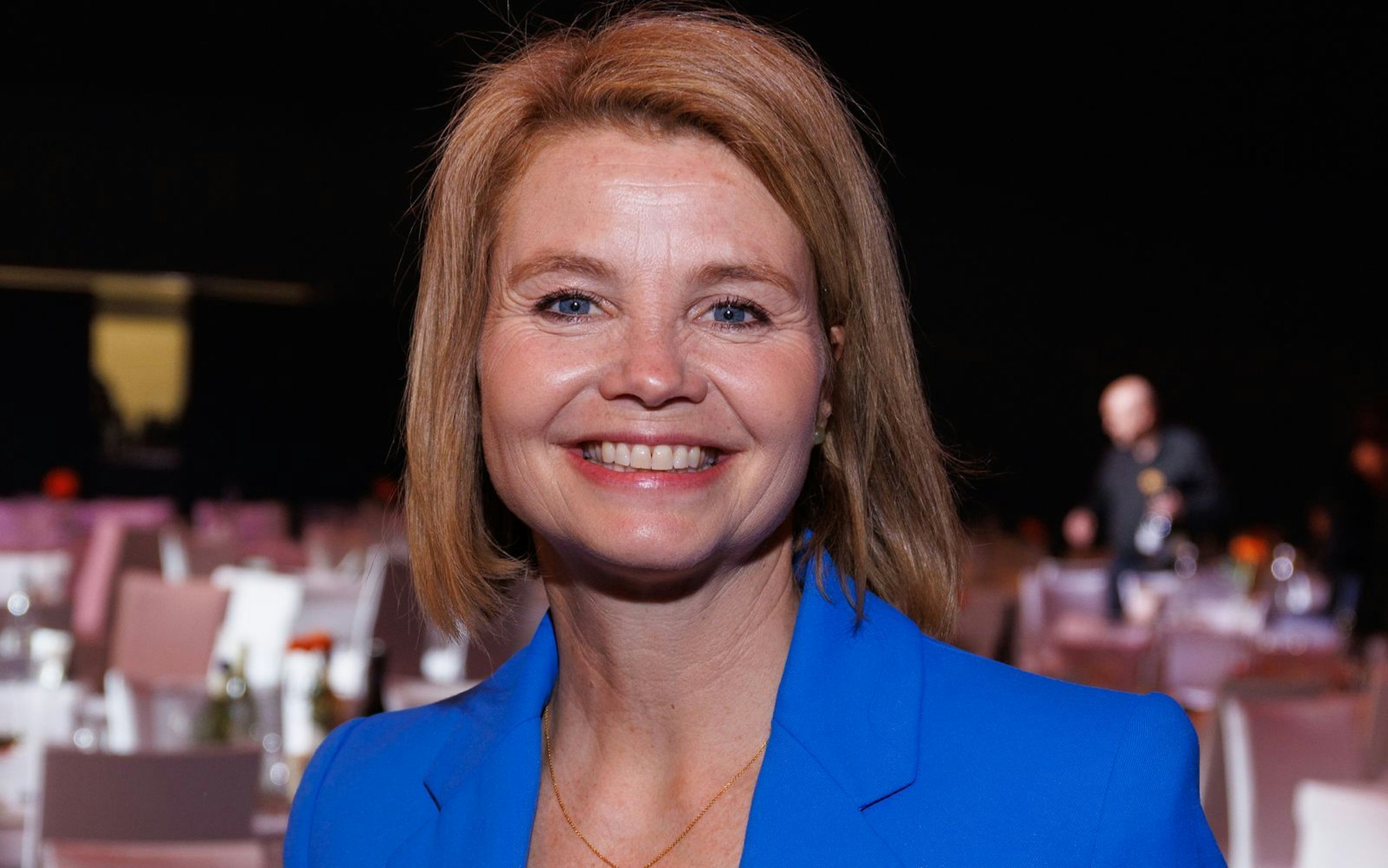 Annette Frier erzählt im Interview, dass sie plötzlich hinterfragte, „ob sie weiter Schauspielerin sein möchte“. Grund sei die Menopause. (Bild: 2024 Getty Images/Joshua Sammer)