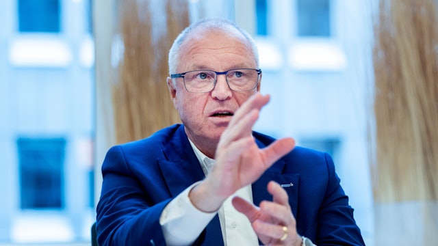 Abschiedsinterview mit Alexander Wüerst, dem scheidenden Vorsitzenden des Vorstandes der Kreissparkasse Köln.
Foto: Michael Bause