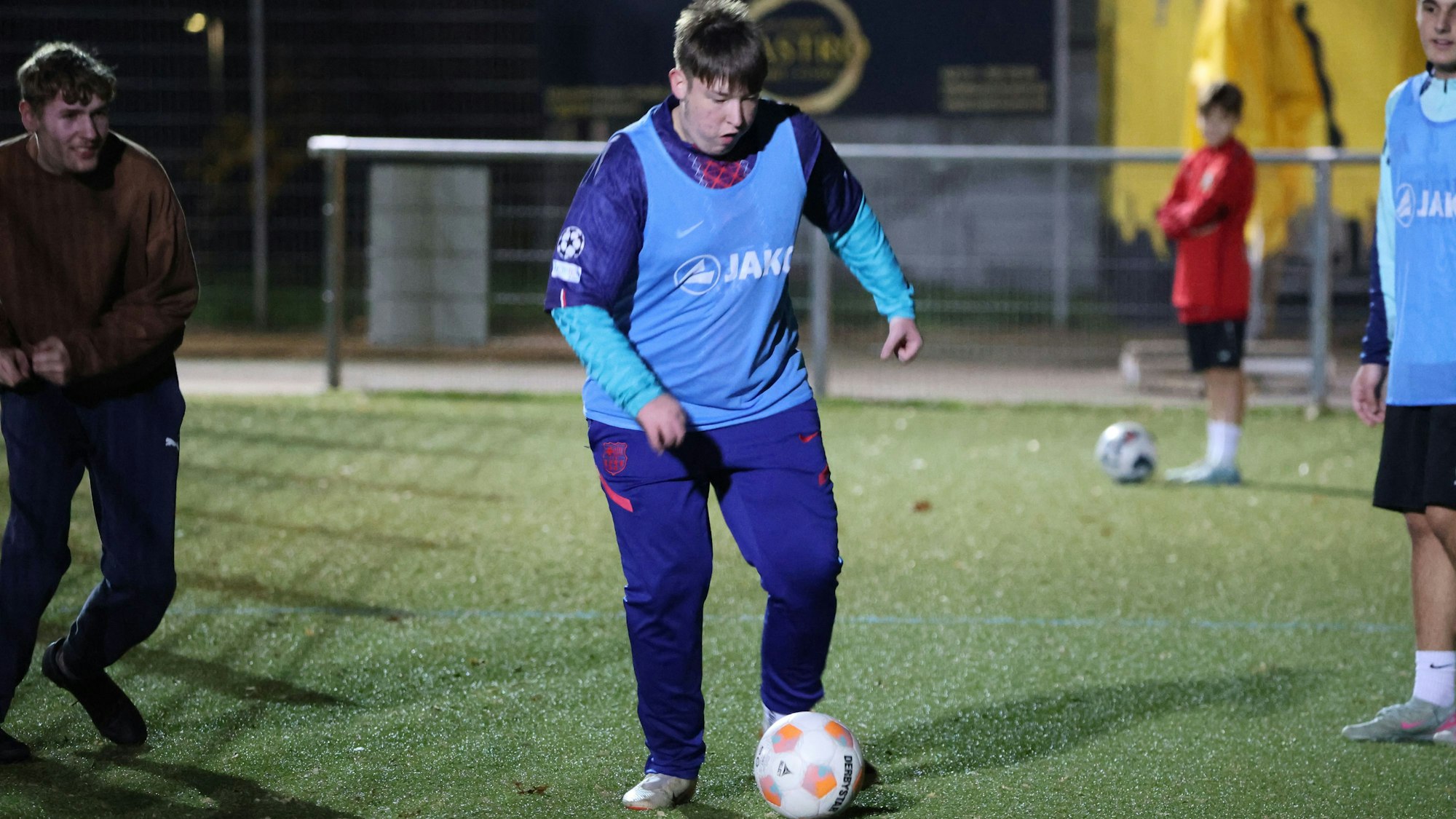 Training der Inklusionsmannschaft.