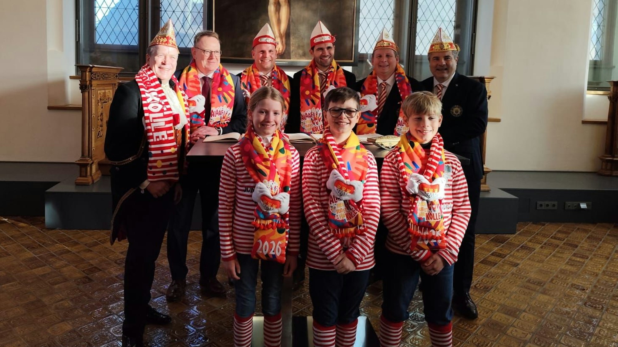 OB Torsten Burmester empfängt das Dreigestirn