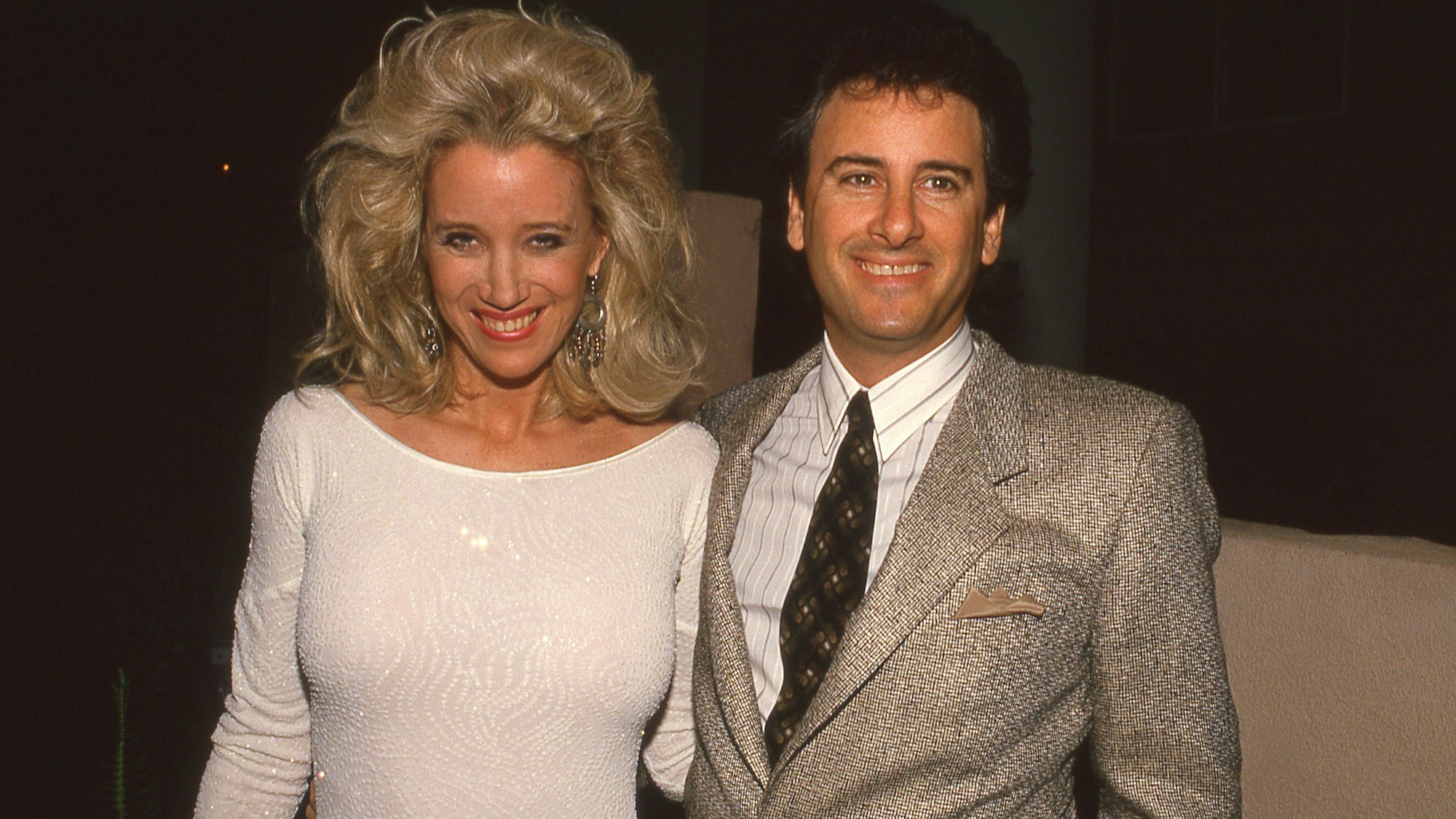 Sally Kirkland und Mark Lester im April 1988.