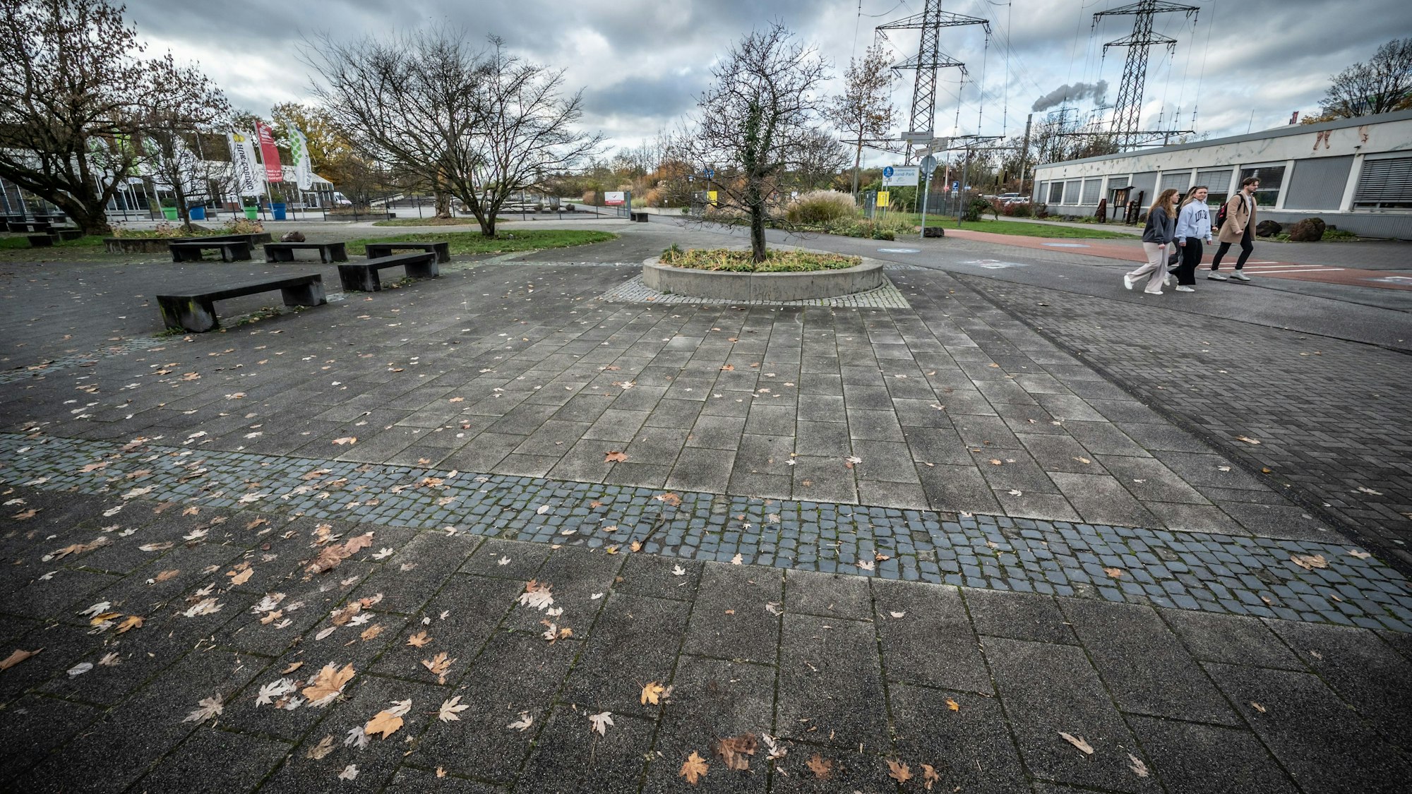 So viel Pflaster muss heute nicht mehr sein, hier soll entsiegelt werden. An der Adolfsstraße war der Haupteingang zur Landesgartenschau 2005.