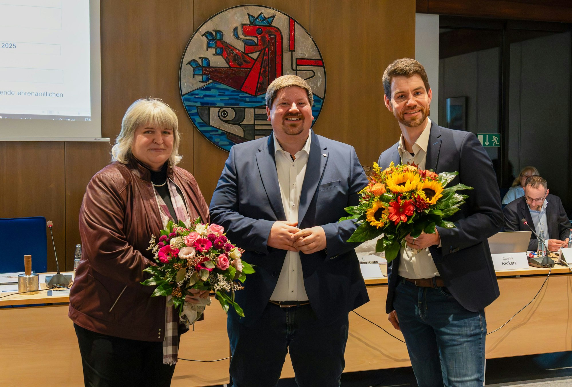 Silvia Pallenberg und Tobias Rottwinkel wurden zu stellvertretenden Bürgermeistern gewählt.