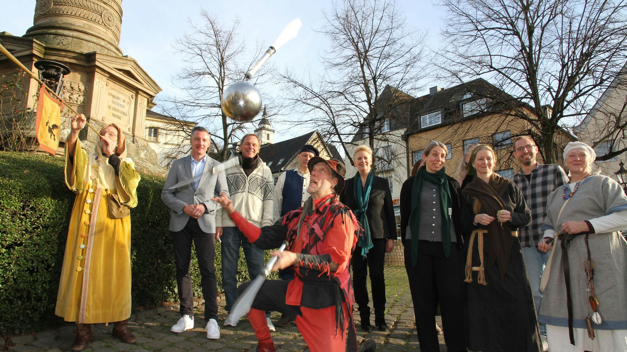 Vorstellung des Programms für den mittelalterlichen Markt 2025, Jongleur Lupus